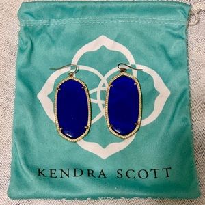 Kendra Scott Cobalt Danielle Earrings